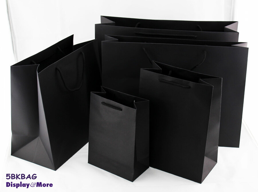 Paper Bag - Black Giant - Paper Packaging Place